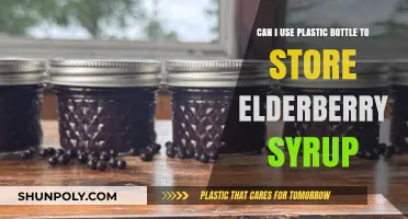 Storing Elderberry Syrup: Is Using Plastic Bottles Safe?