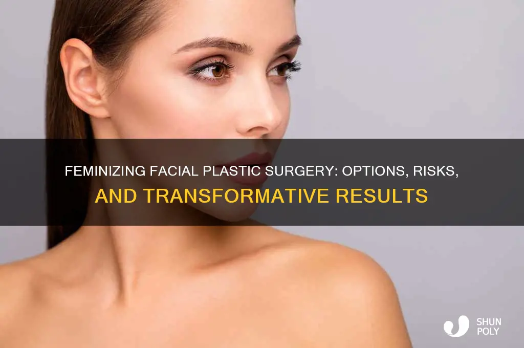 can i use plastic surgery to feminize my face