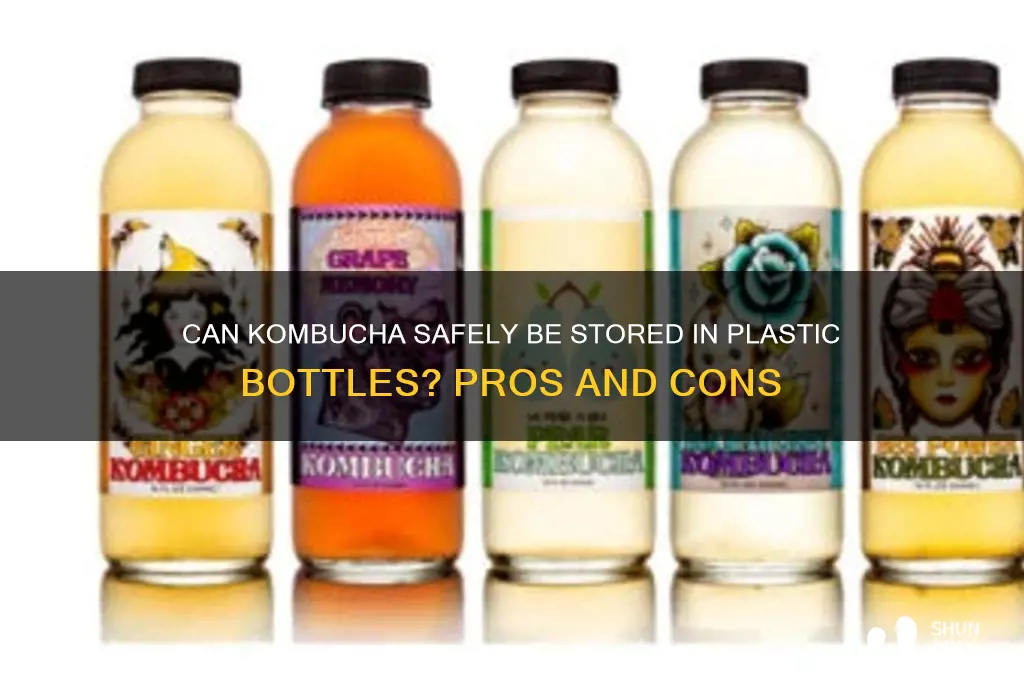 can kobucha be put in plastic bottles