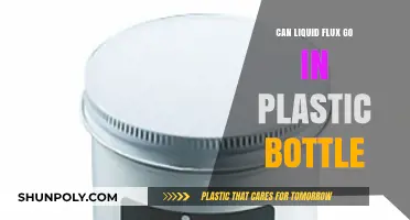 Can Liquid Flux Be Stored in Plastic Bottles? Safety Tips