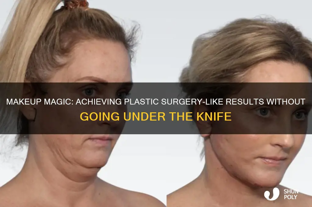 can makeup make you look like plastic surgery