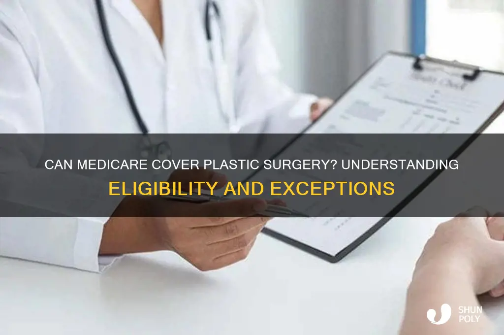 can medicare be used for plastic surgery