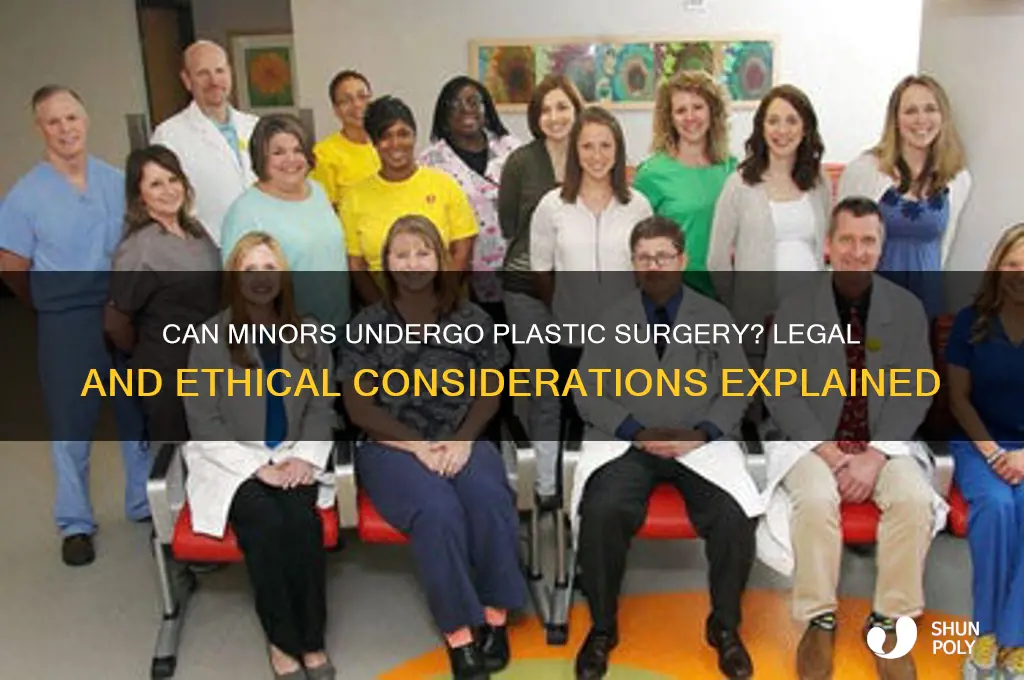 can minors get plastic surgery