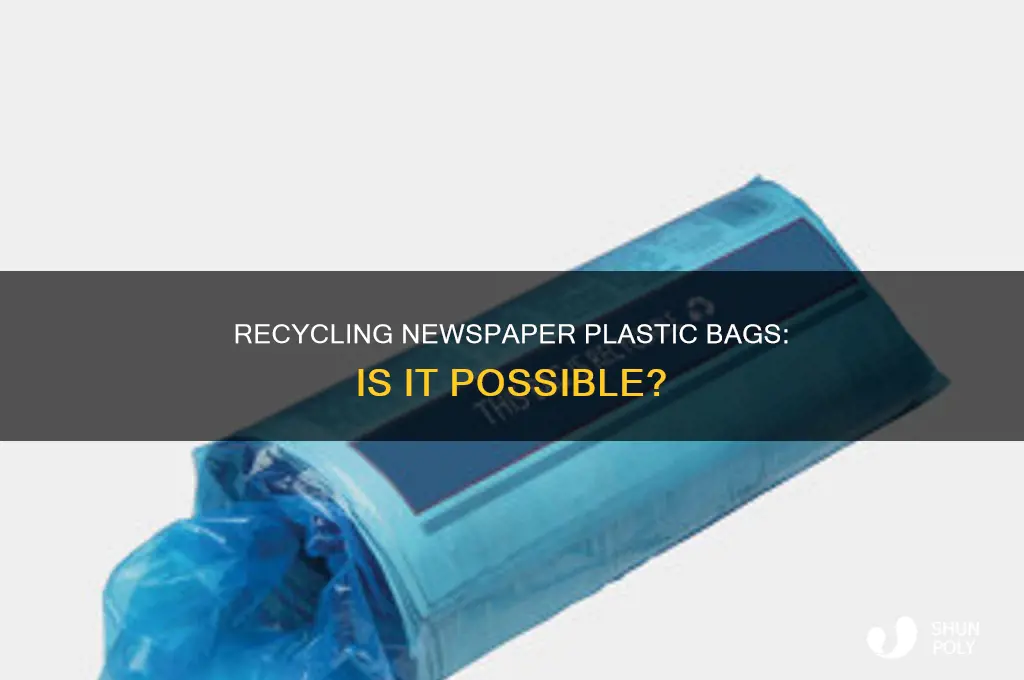 can newspaper plastic bags be recycled