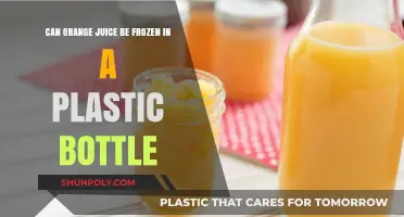 Freezing Orange Juice in Plastic Bottles: Tips and Safety Guide