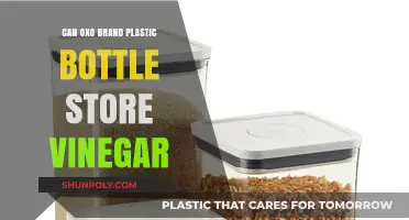 Can Oxo Plastic Bottles Safely Store Vinegar? A Storage Guide