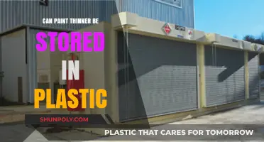Safely Storing Paint Thinner: Plastic Containers and Alternatives