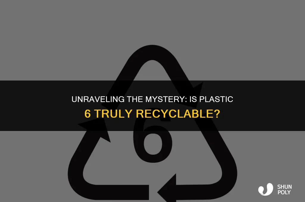 can plastic 6 be recycled