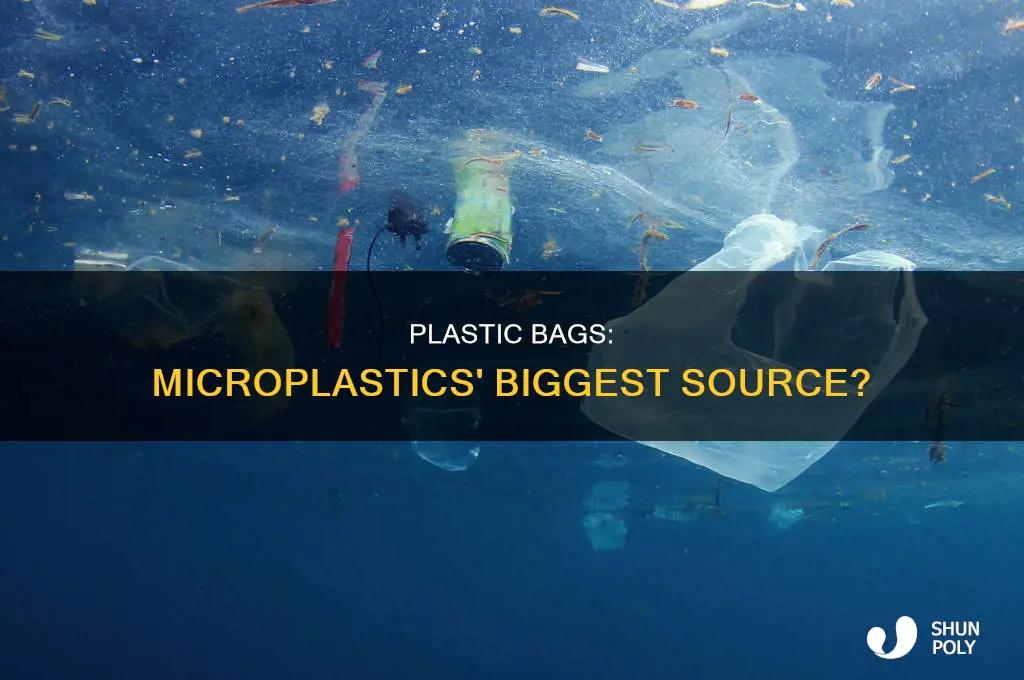can plastic bag produce microplastic