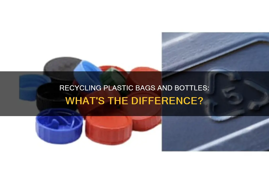 can plastic bags be recycled with plastic bottles