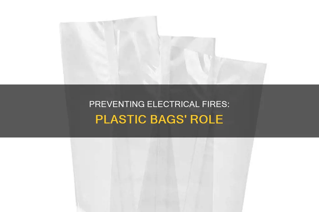 can plastic bags prevent electric fire