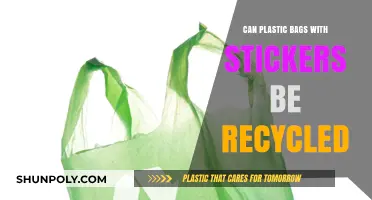 Sticker-adorned Plastic Bags: Recyclable or Not?