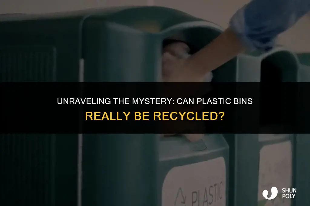 can plastic bins be recycled