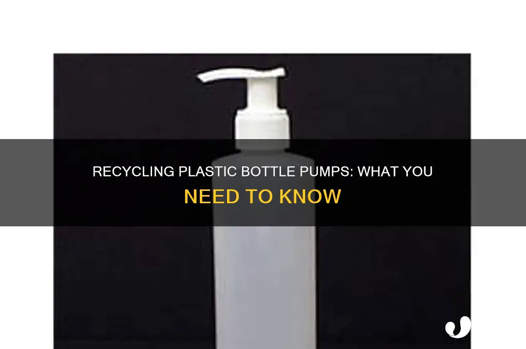 can plastic bottle pumps be recycled