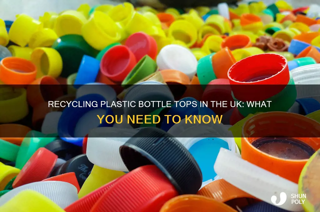 can plastic bottle tops be recycled uk