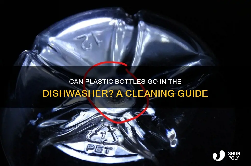 can plastic bottles be washed in dishwasher