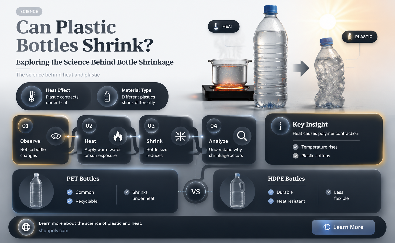 are plastic bottles able to shrink