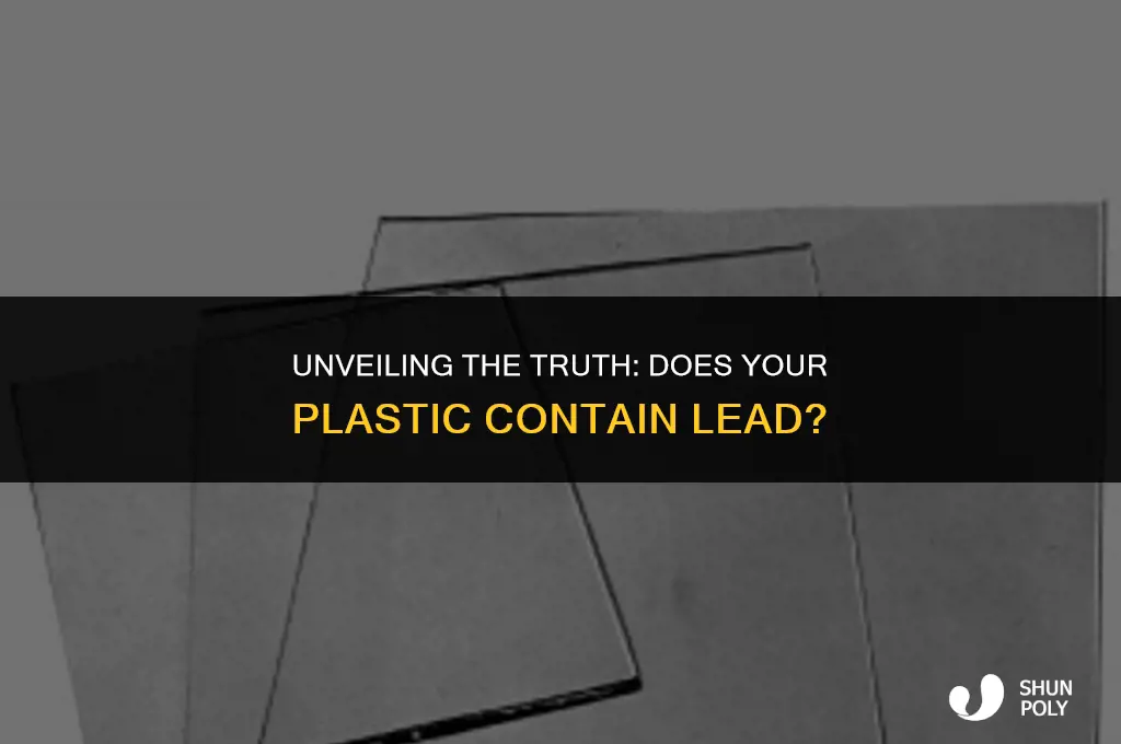 can plastic contain lead