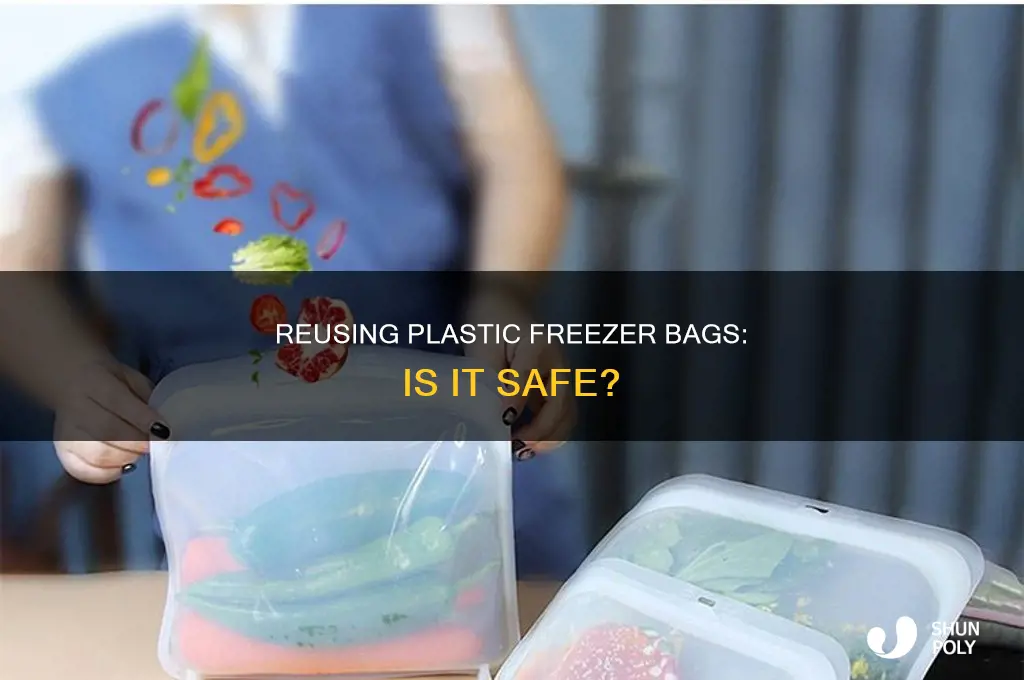 can plastic freezer bags be reused