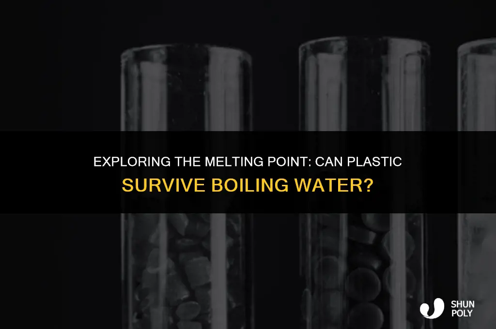 can plastic melt in boiling water