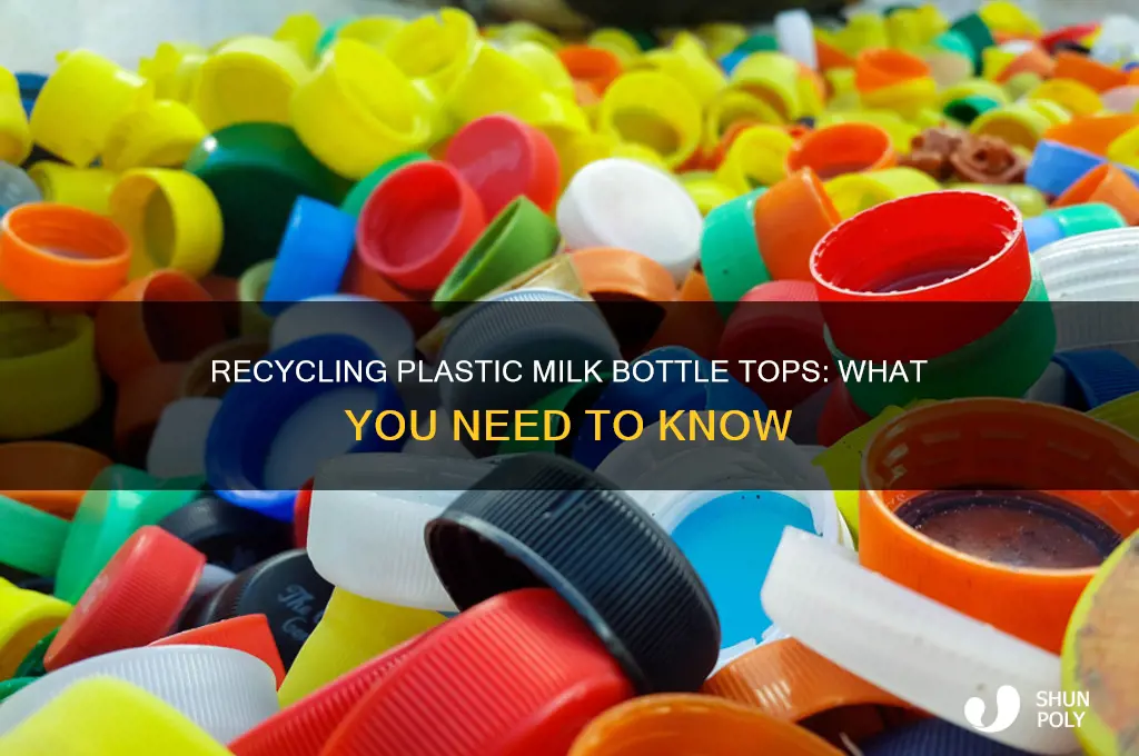 can plastic milk bottle tops be recycled
