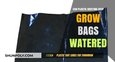 Plastic Sheeting: Watering Hack for Grow Bags?