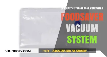 Using Plastic Storage Bags with a FoodSaver Vacuum System