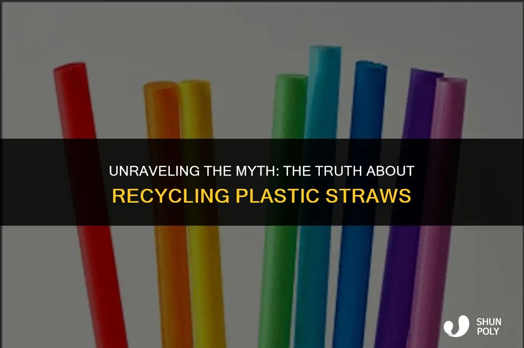 can plastic straws be recycled