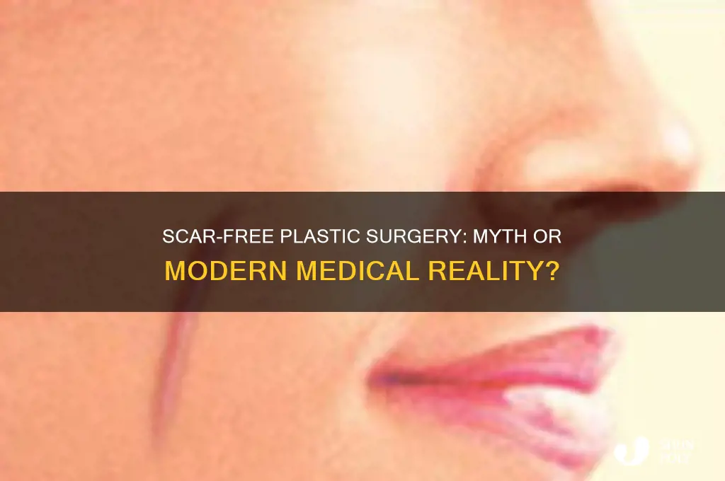 can plastic surgery be scar free
