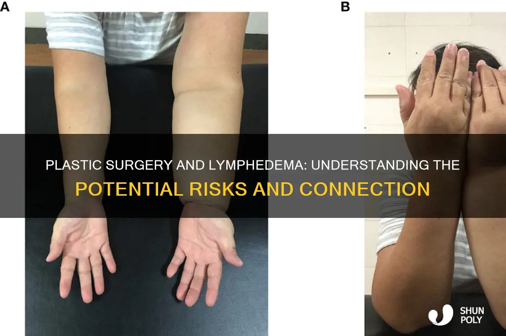 can plastic surgery cause lymphedema