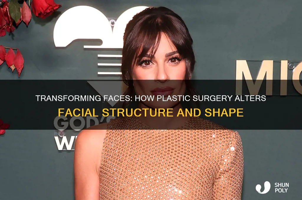 can plastic surgery change face shape