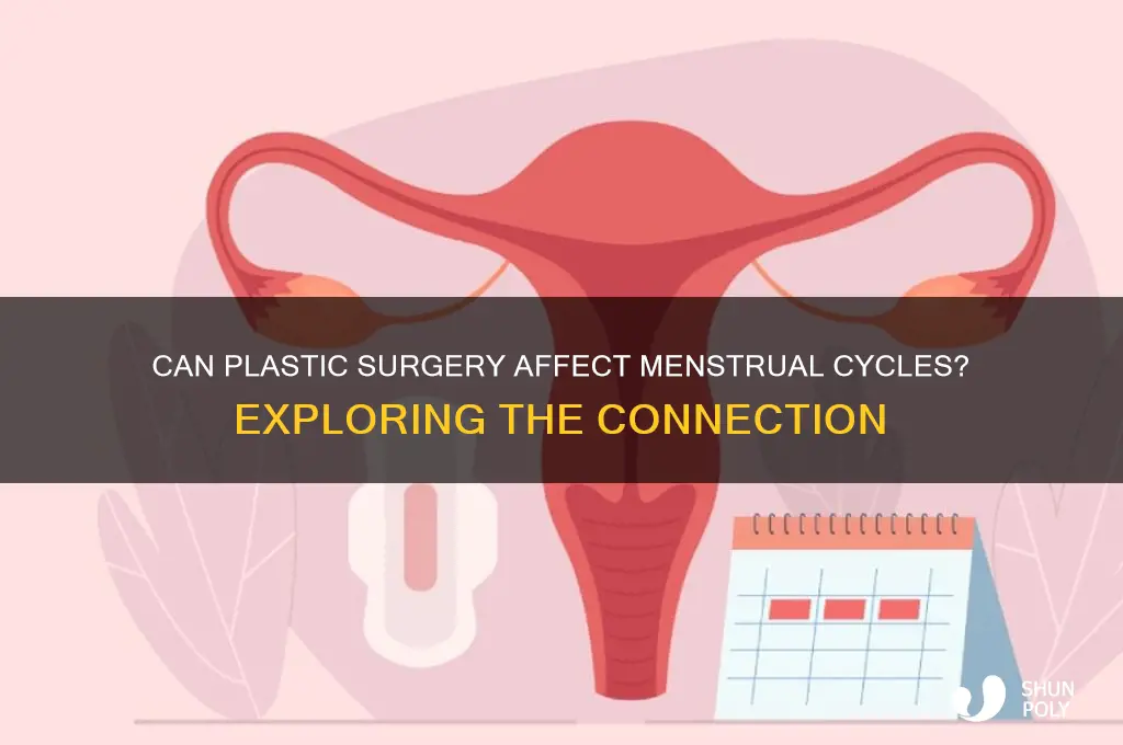 can plastic surgery delay your period