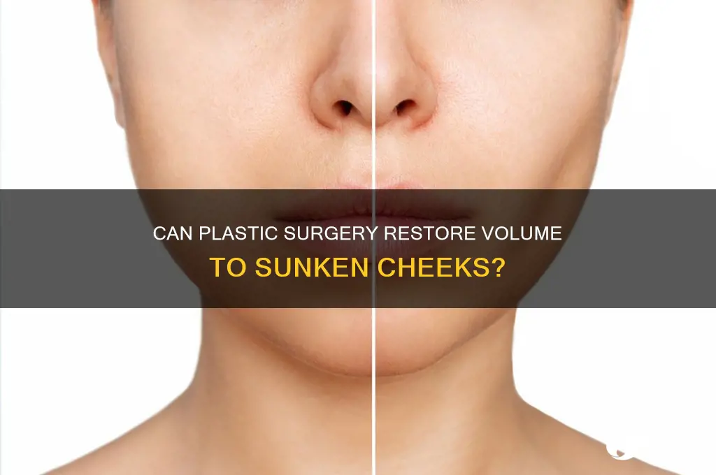 can plastic surgery fix sunken cheeks