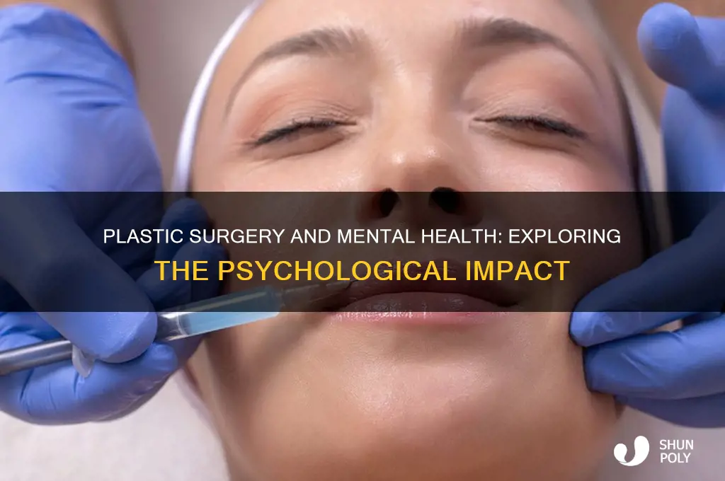 can plastic surgery help mental health