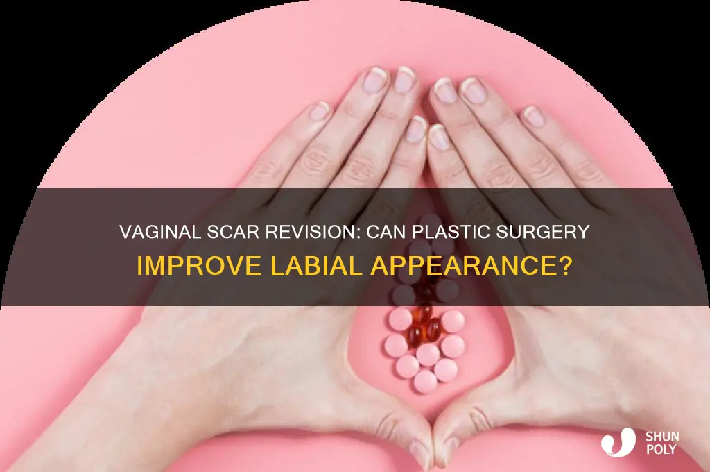 can plastic surgery help with scars on vagina lips