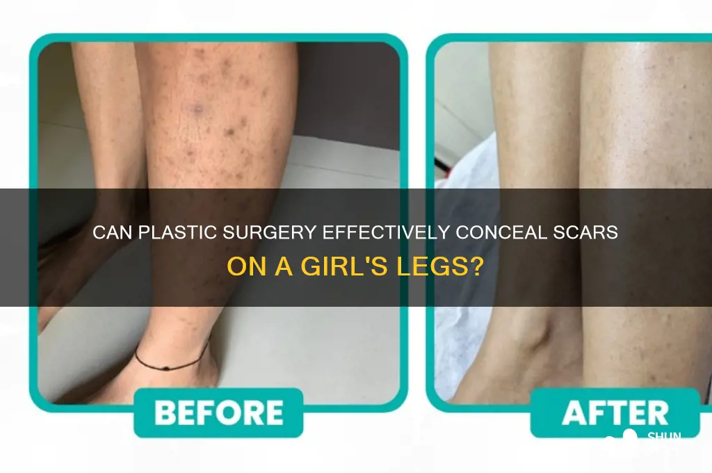 can plastic surgery hide scars on a girl