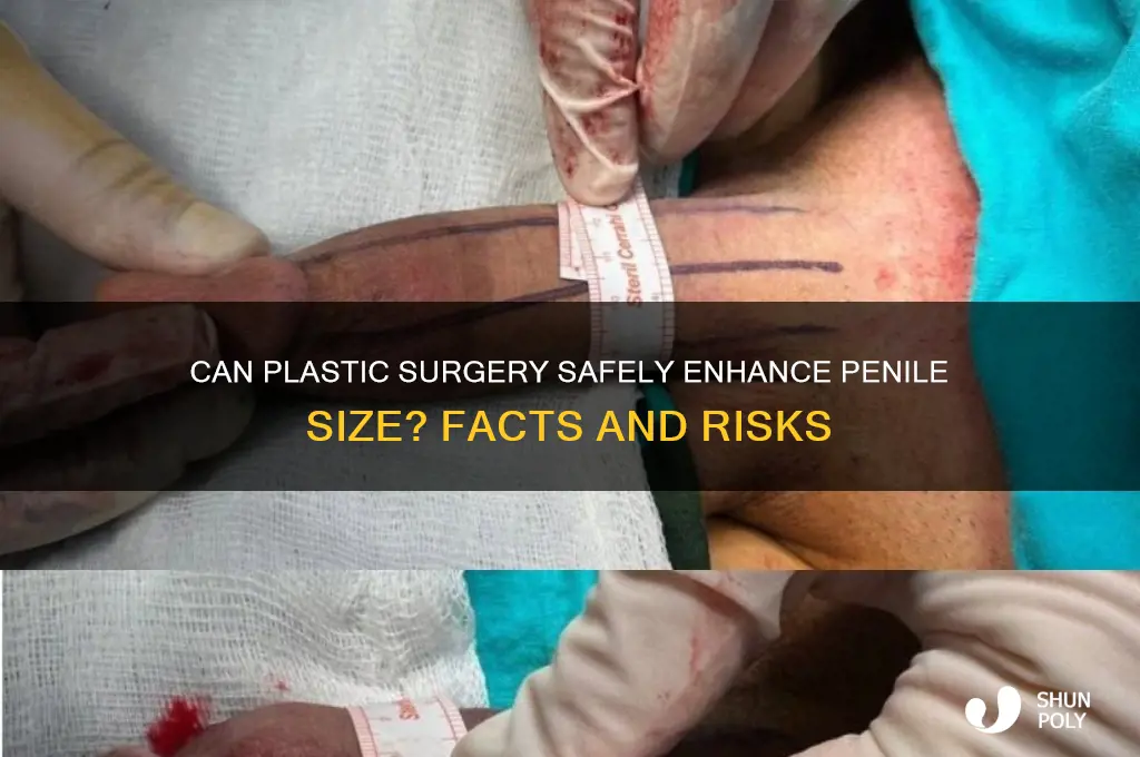 can plastic surgery increase penile size