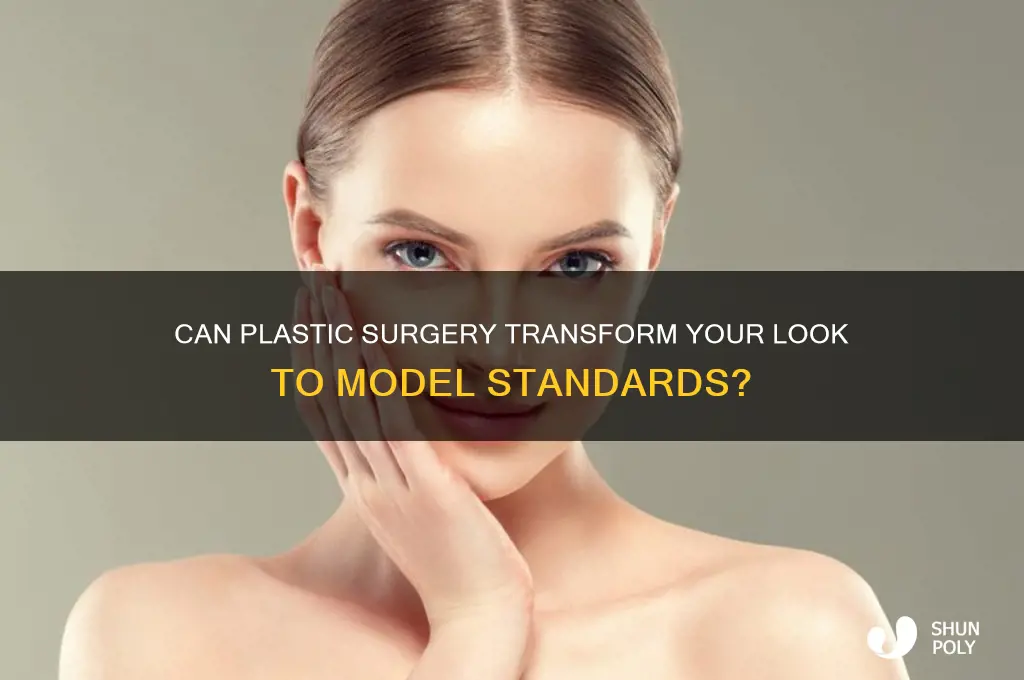 can plastic surgery make me a model