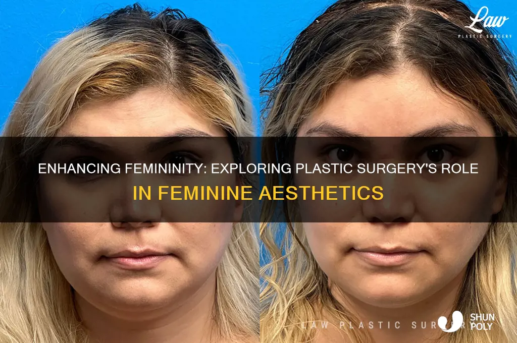 can plastic surgery make me look more feminine