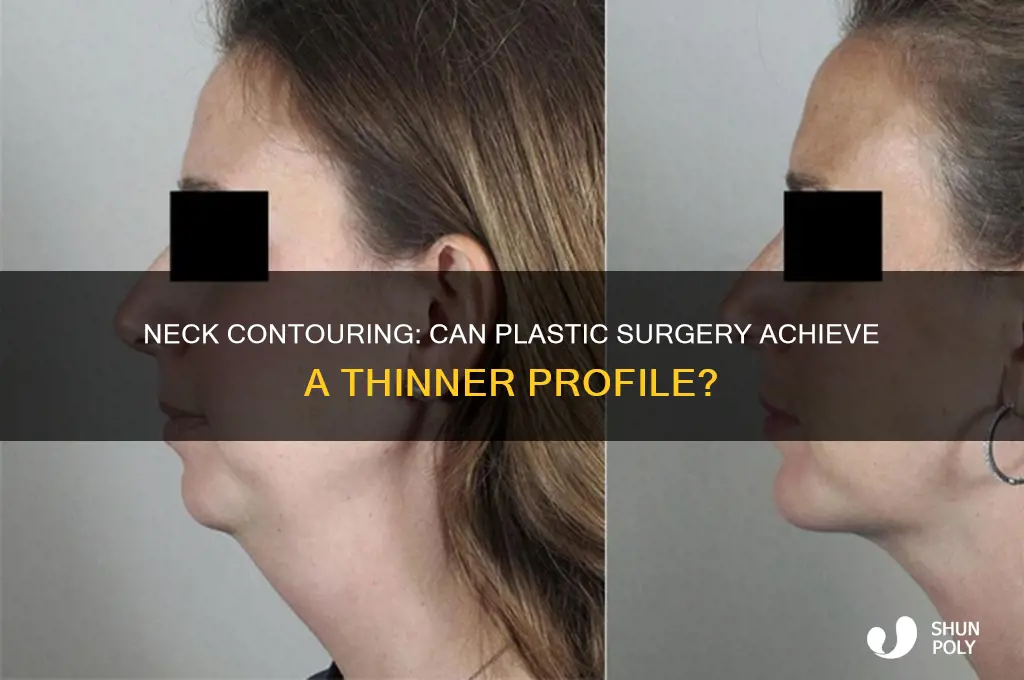 can plastic surgery make your neck thinner