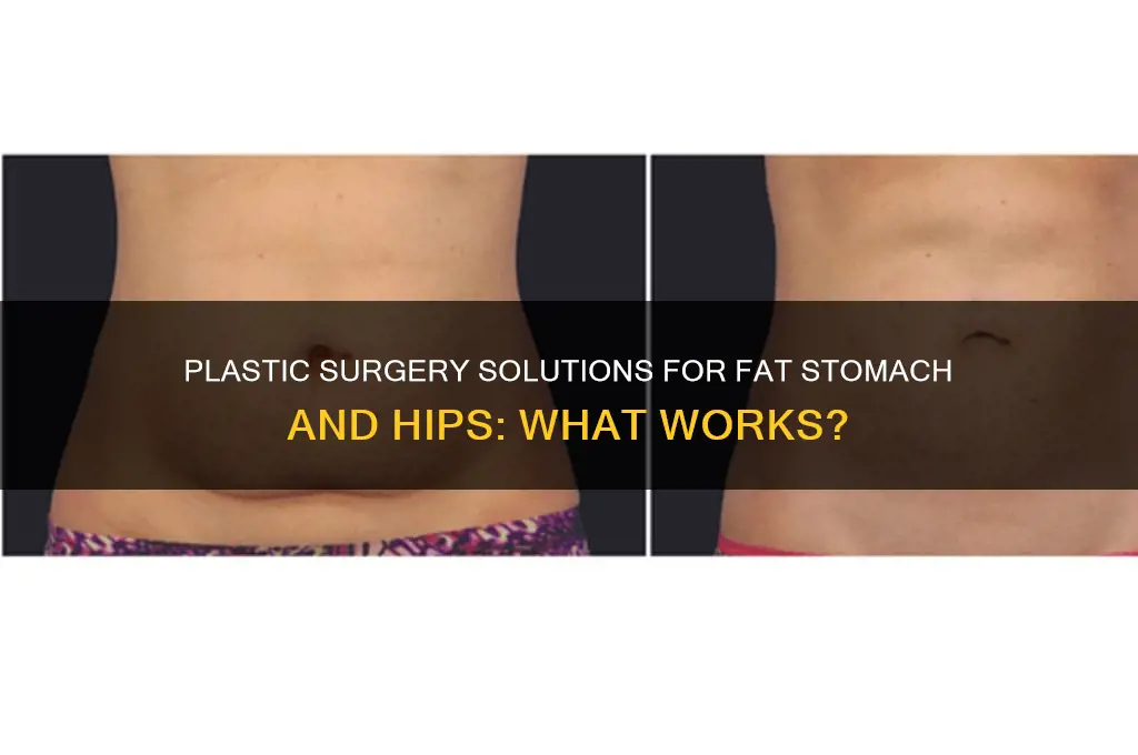 can plastic surgery remove my fat stomach and hips