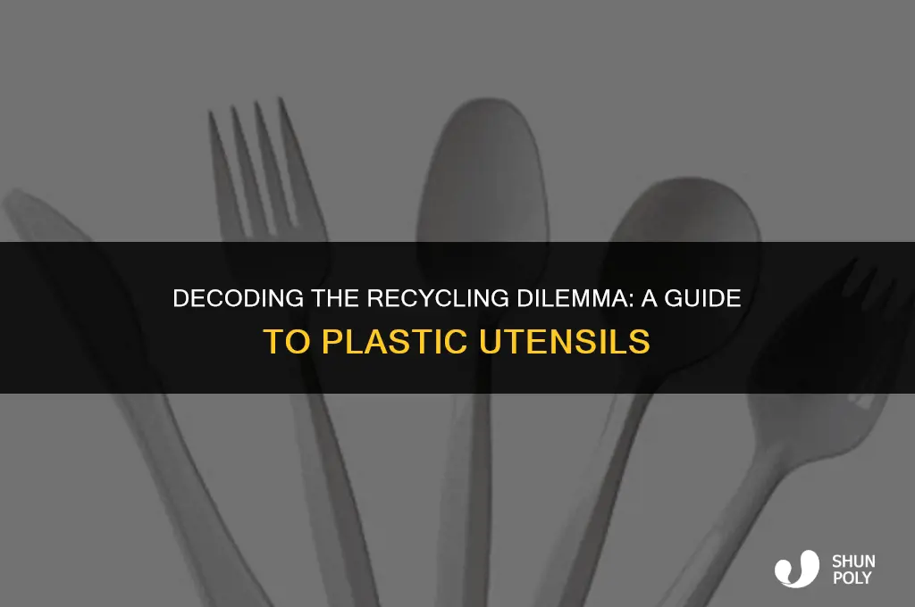 can plastic utensils be recycled