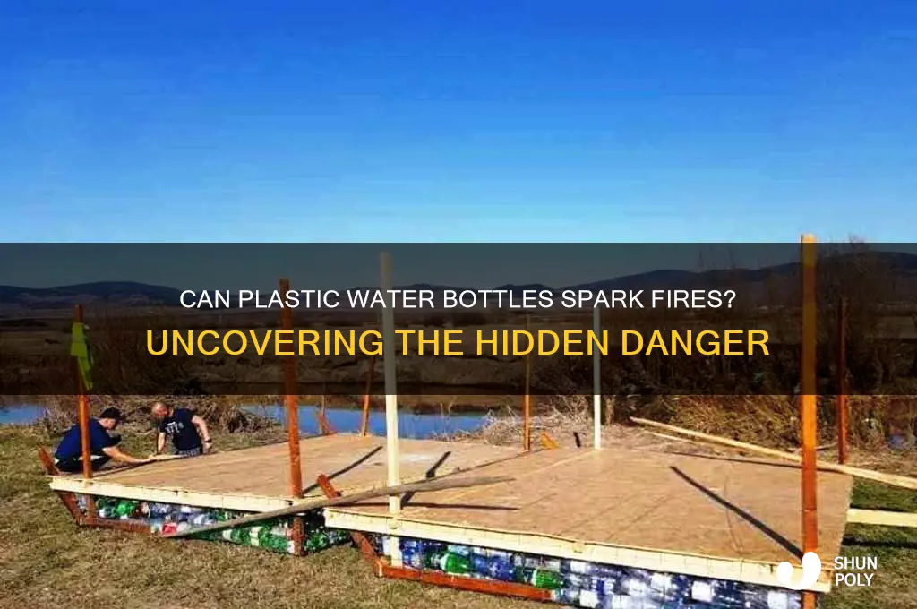 can plastic water bottles start a fire