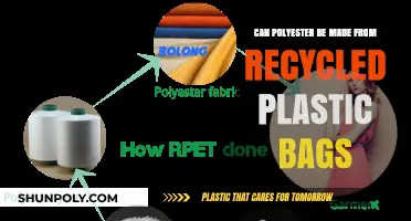 How Recycled Plastic Bags Create Polyester Fibers