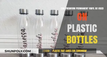 Using Premium Permanent Vinyl on Plastic Bottles: Tips and Tricks