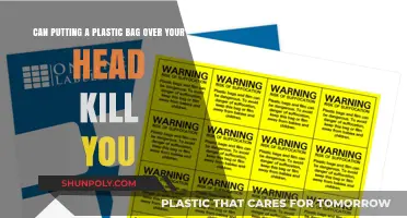 Suffocation Risk: Plastic Bags Over Head