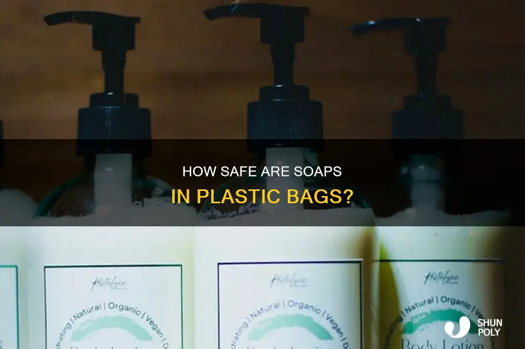 can soap go through plastic bags