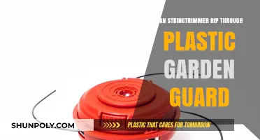 Can a String Trimmer Rip Through Plastic Garden Guards?
