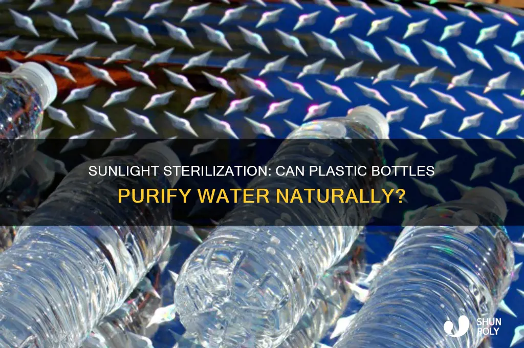 can sunlight sterilize water in a plastic bottle
