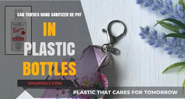 Can Thieves Hand Sanitizer Safely Be Stored in Plastic Bottles?